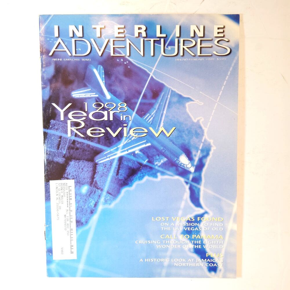 Interline Adventures Magazine Jan/Feb 1999, Year in Review 1998,  Panama, Vegas